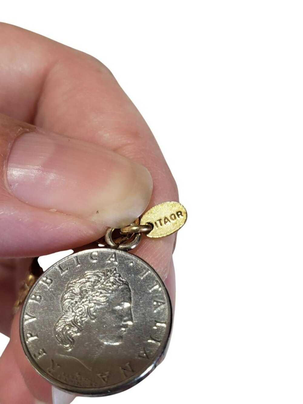 Itaor Made in Italy 925 Bracelet with Silver Coin Charm - Picture 11 of 14